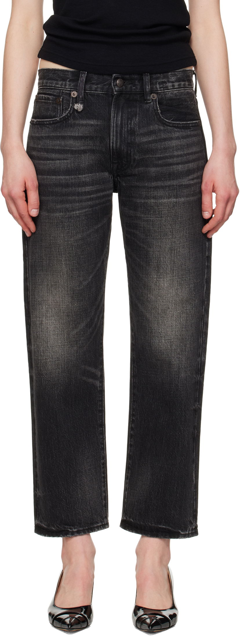 Jeans R13 R13 Romeo Jeans Musta | R13WD103-D175A
