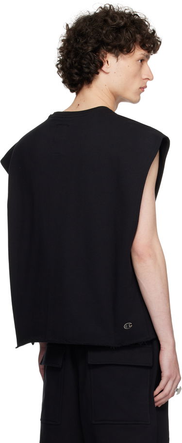Tankkitoppi Rick Owens Rick Owens Champion Edition Micro Tatlin Sleeveless T-Shirt Musta | CM01E1666 CHFE FELPA, 2