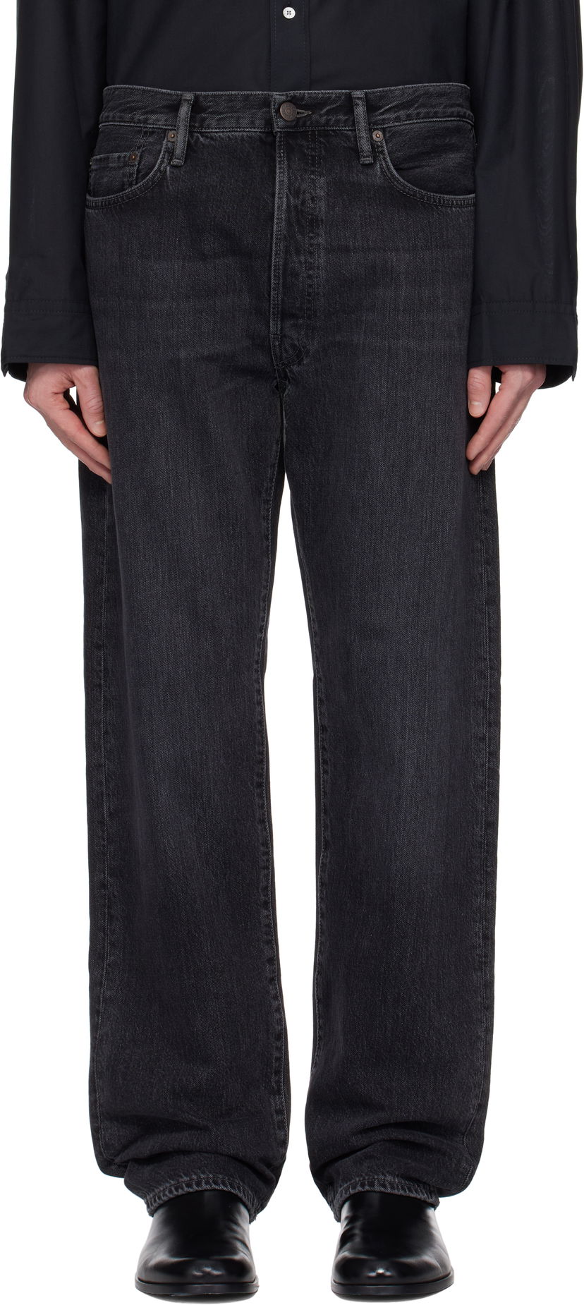 Jeans Acne Studios Acne Studios Loose-Fit 1999M Jeans Musta | B00399-