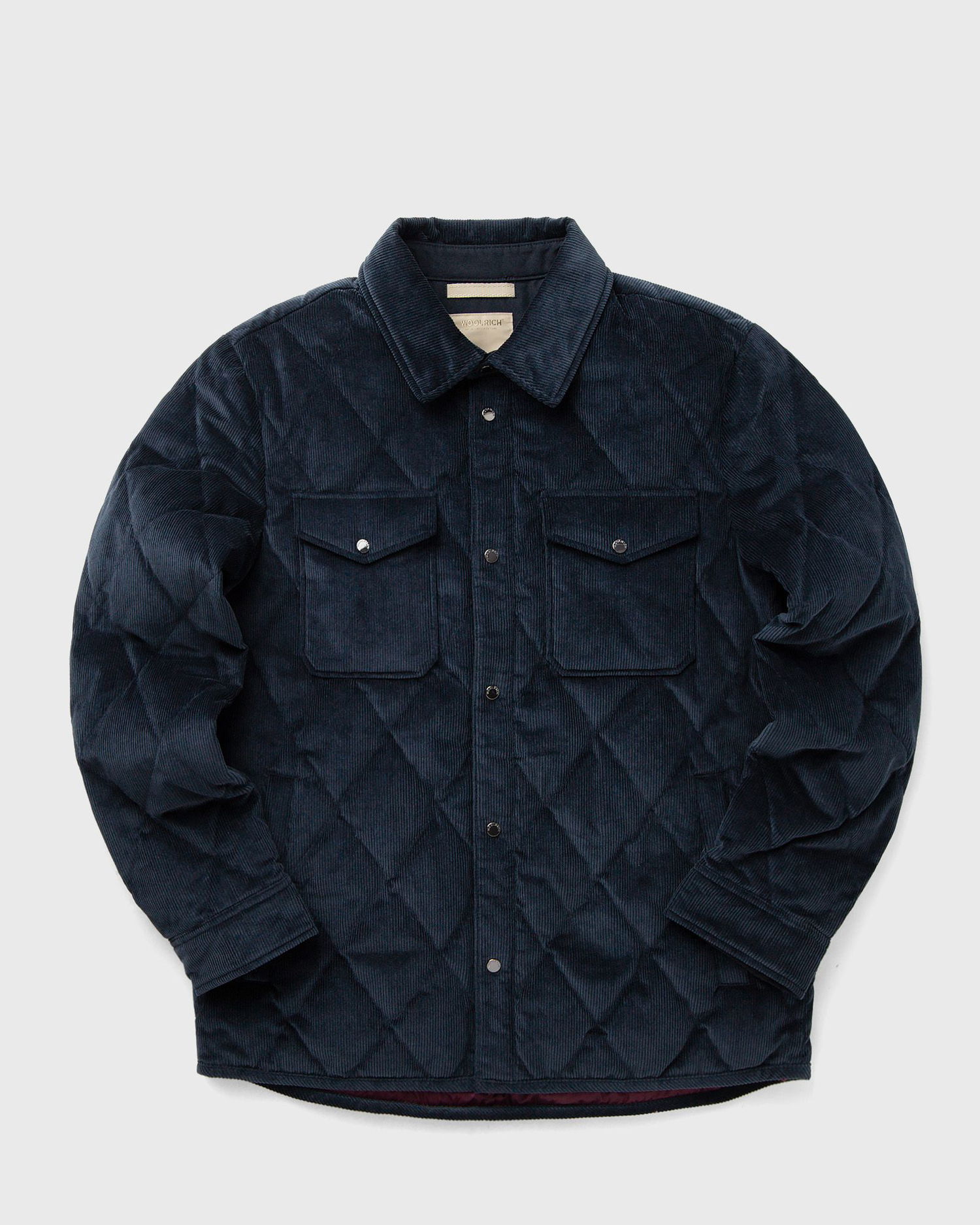Takki WOOLRICH Alaskan Corduroy Quilted Shirt Jacket Tummansininen | CFWOOS2014MRUT5017-3989, 1