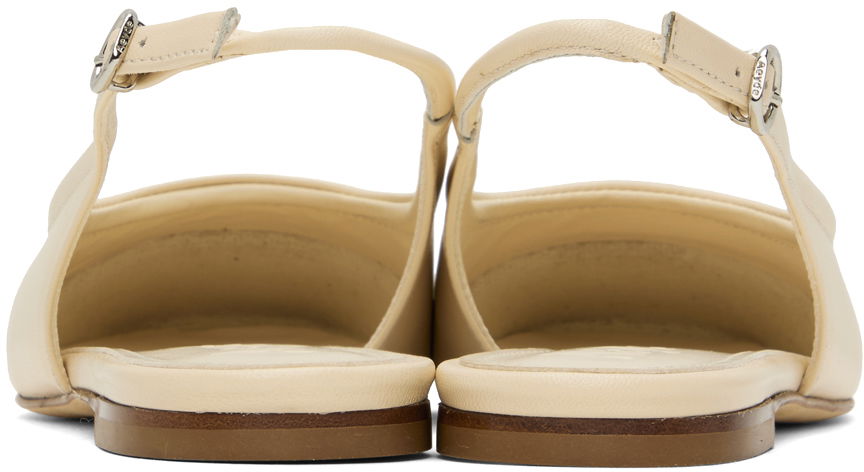 Asusteet Aeyde Aeyde Dani Slingback Flats Beige | A11-FL-MNLR08FL15-SS24-100-007, 1