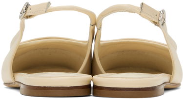 Asusteet Aeyde Aeyde Dani Slingback Flats Beige | A11-FL-MNLR08FL15-SS24-100-007, 1