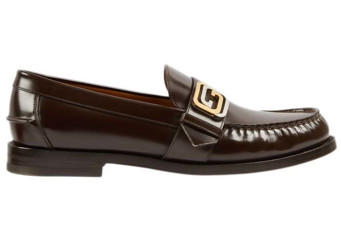 Tennarit ja kengät Gucci GG Buckle Loafer Brown Musta | 723631 17X00 2106, 0