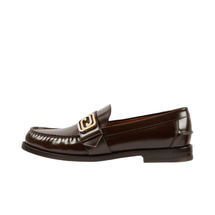 Tennarit ja kengät Gucci GG Buckle Loafer Brown Musta | 723631 17X00 2106