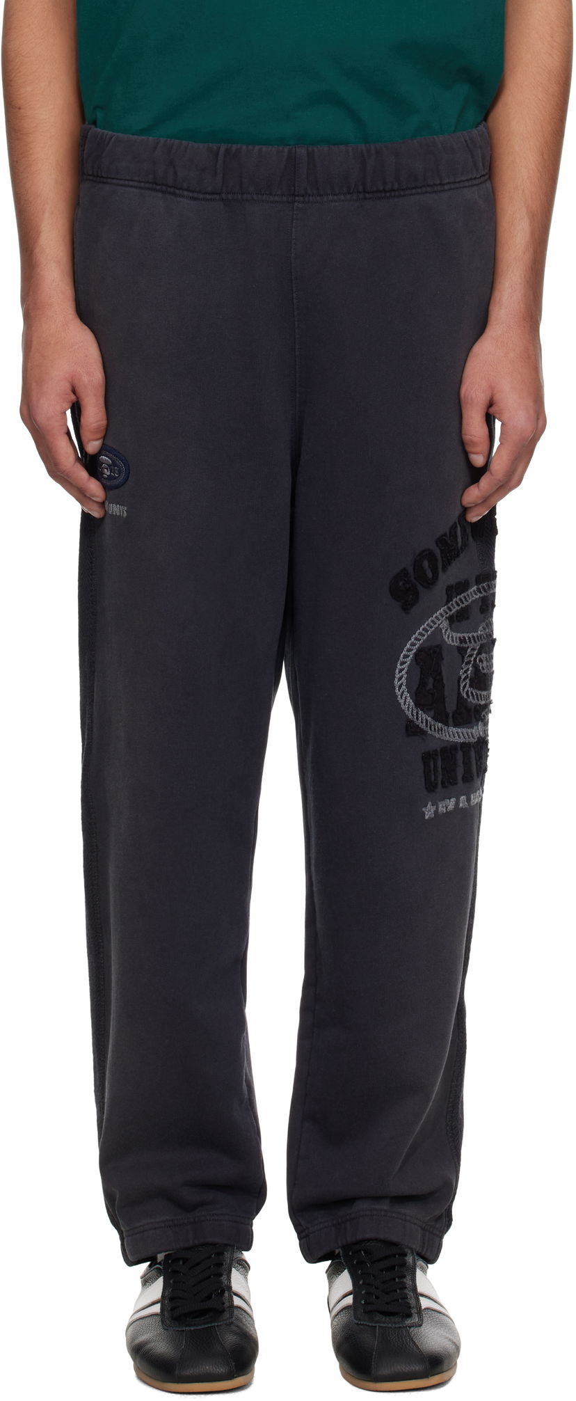 Verryttelyhousut AAPE by A Bathing Ape AAPE by A Bathing Ape 'AAPE' Main Sweatpants Musta | AAPPTMB684XXNBKL
