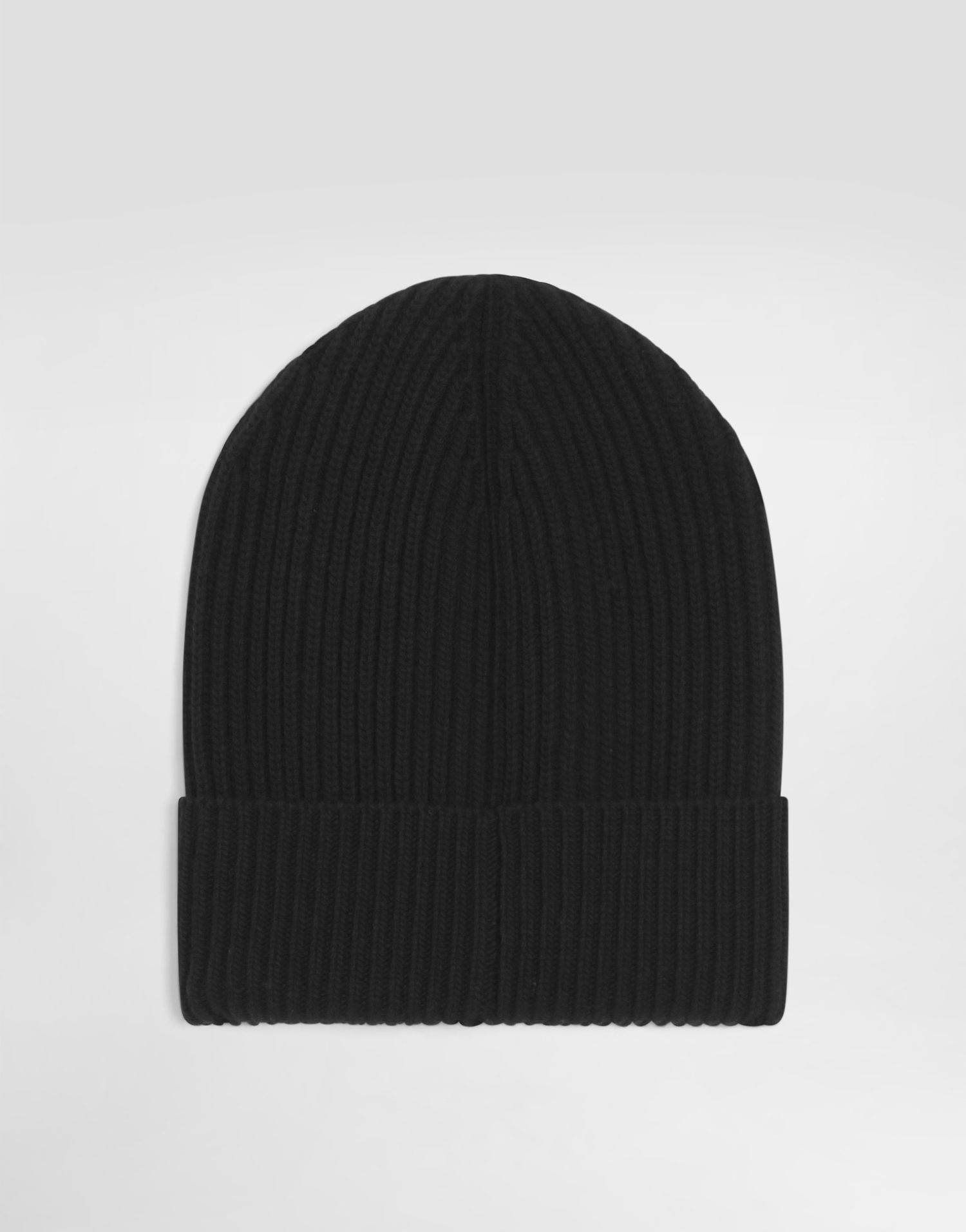 Pipo Dolce & Gabbana Dolce & Gabbana Knitted Wool and Cashmere Beanie Musta | FXQ19TJGME5N0000, 0