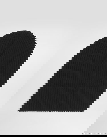 Pipo Dolce & Gabbana Dolce & Gabbana Knitted Wool and Cashmere Beanie Musta | FXQ19TJGME5N0000, 0