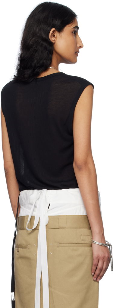 Hame Ann Demeulemeester Ann Demeulemeester Biba Sleeveless Tank Top Beige | 2510-W-JTO05-FA570-099, 2