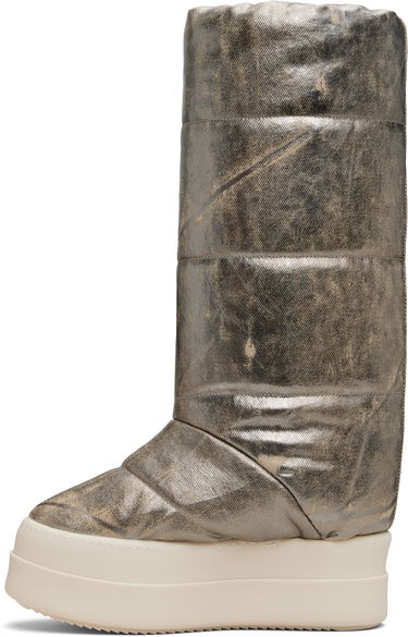Tennarit ja kengät Rick Owens DRKSHDW Concordians Mega Bumper Knee High Lunar Boots Metallinen | DS02E7833 DPF, 2