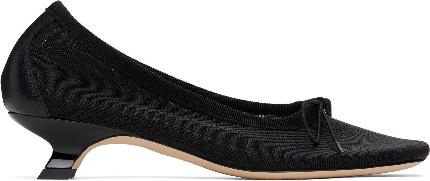 Tennarit ja kengät Simone Rocha Simone Rocha Mesh Ballerina Kitten Heels Musta | LH15 0804, 0