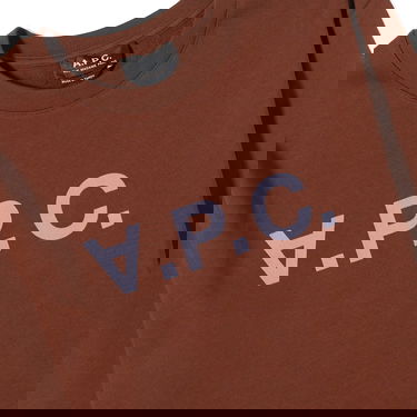 Villapaita A.P.C. VPC Logo Crewneck Ruskea | COFAX-H27378-CAJ, 1