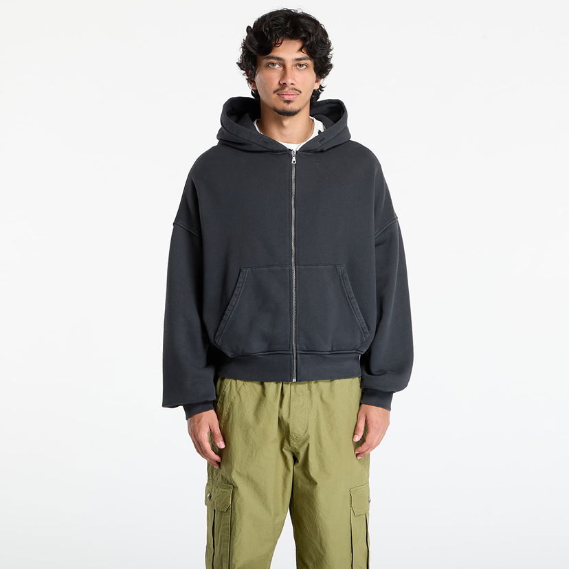 Huppari Palm Angels Palm Angels GD Curved Logo Zip Hoodie Musta | PMBE02AF25FLE0021310