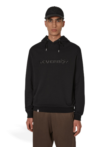 Huppari Charles Jeffrey Loverboy Logo Hoodie Musta | CJLAW22LH BLACK