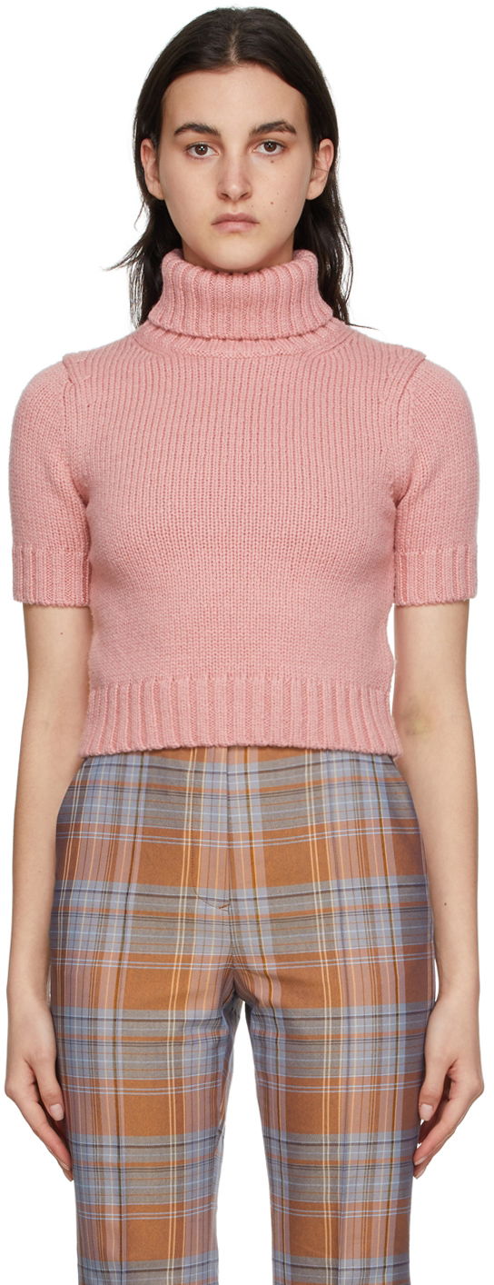 Villapaita Acne Studios Kelaine Turtleneck Vaaleanpunainen | A60335-, 0