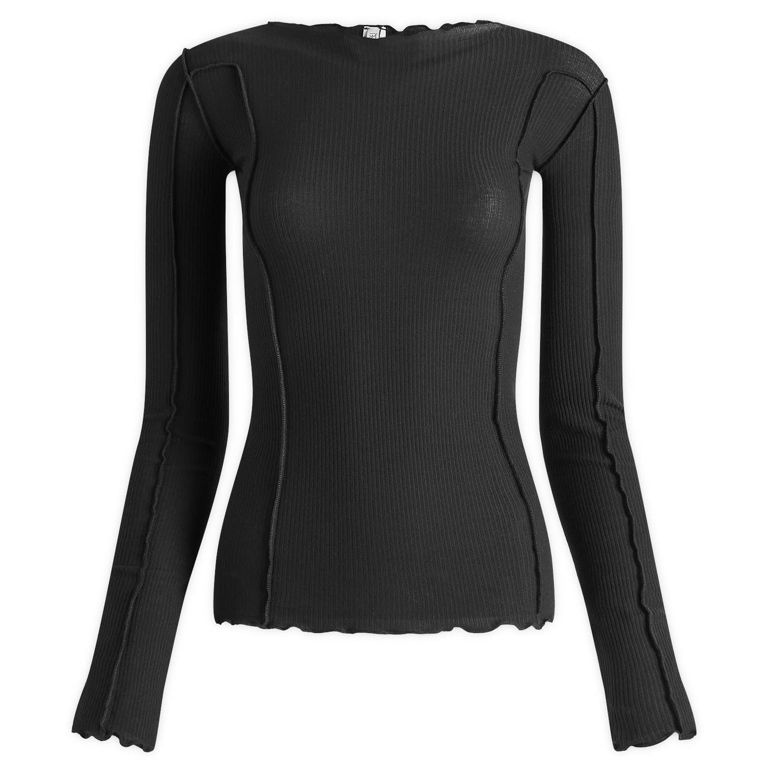 T-paita Baserange Long Sleeve Omato T-Shirt, Size X-Large Musta | TTML-RB-000-BLK, 1