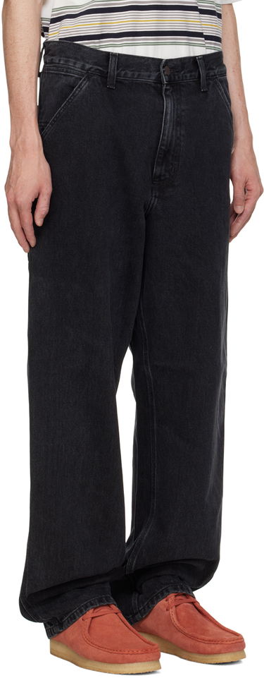 Jeans Carhartt WIP Single Knee Denim Pants Musta | I032024, 3