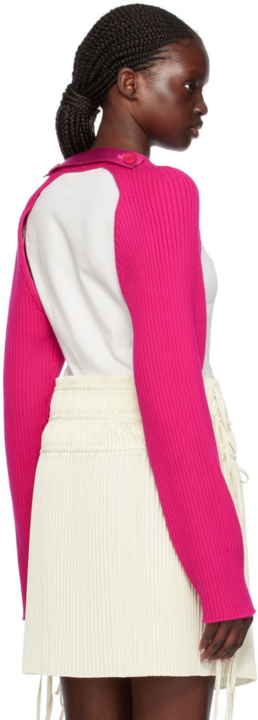 Villapaita Helmut Lang Rib Sweater Vaaleanpunainen | O01HW722, 2