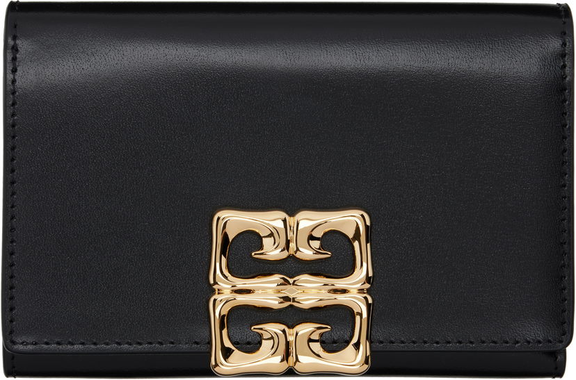 Lompakko Givenchy Compact Leather Bifold Wallet Musta | BB60NCB13A001