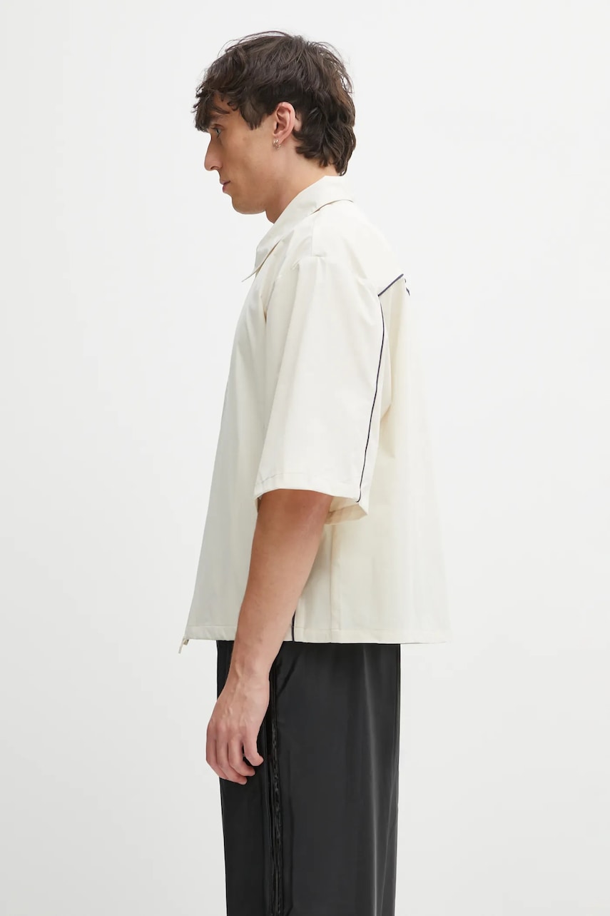 Paita Rains Rains x Umbro regular fit collared short sleeve overshirt Beige | 20910.140, 1