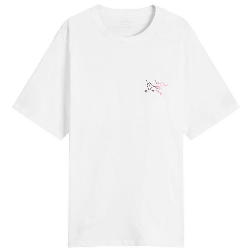 T-paita Arcteryx Men's Kragg Cotton Logo T-Shirt, Size Large Valkoinen | X000008464-021953