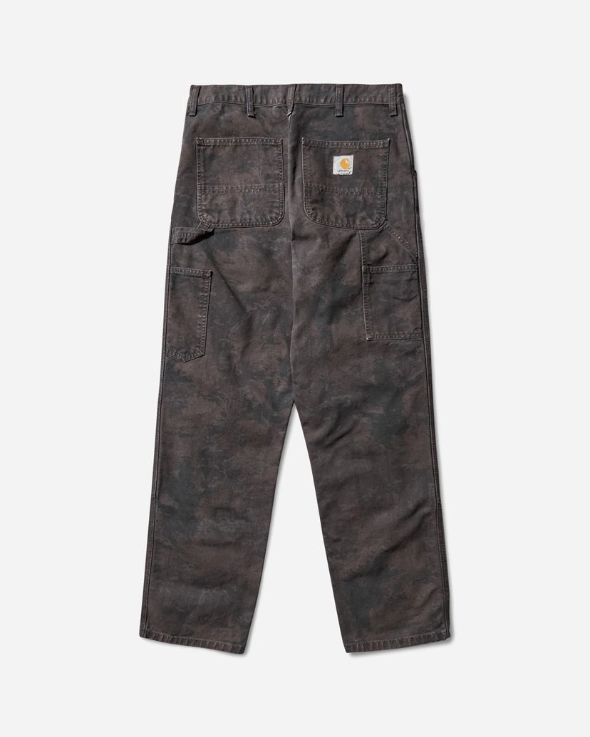 Cargo housut Carhartt WIP Double Knee Camo Pants Musta | I031501 3G3GD