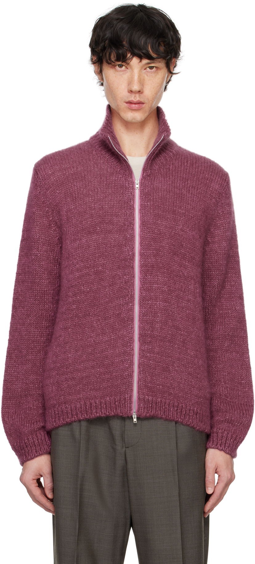 Villapaita OUR LEGACY Float Funnel Sweater Burgundia | M4243FU