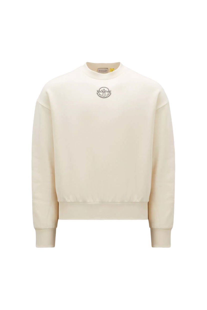 Villapaita Moncler Roc Nation by Jay-Z x Logo Sweatshirt Valkoinen | I209W8G00005809KX038
