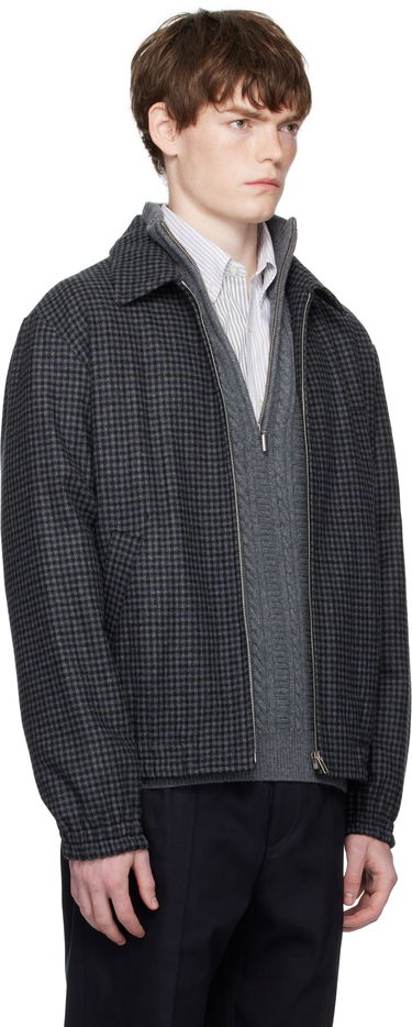 Takki A.P.C. A.P.C. Gilbert Houndstooth Jacket Tummansininen | WOARZ-M32018, 1