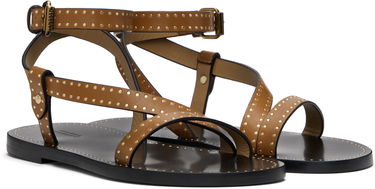 Tennarit ja kengät ISABEL MARANT Isabel Marant Jopee Studded Leather Sandals Ruskea | SD0228FA-C1B05S, 3