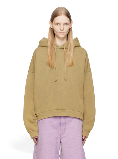 Huppari Acne Studios Green Relaxed Fit Beige | CI0138-
