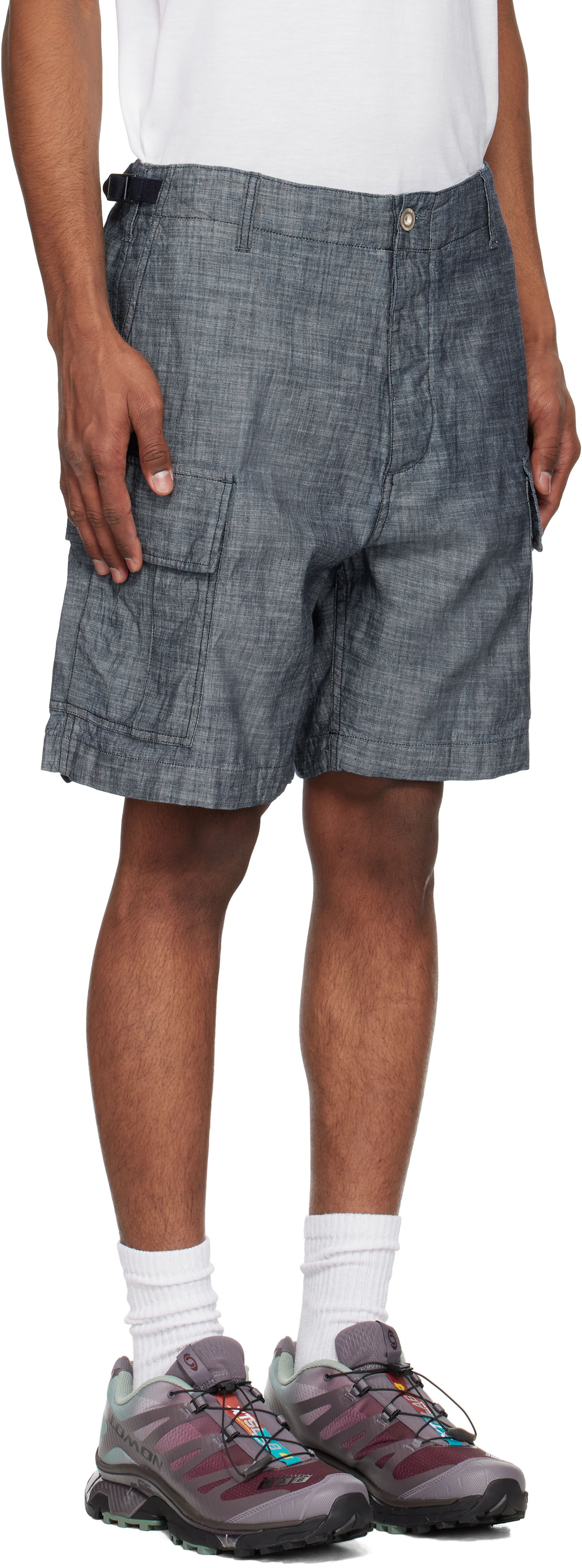 Shortsit C.P. Company C.P. Company Chambray Cargo Shorts Harmaa | 18CMBE149A-110065W, 1