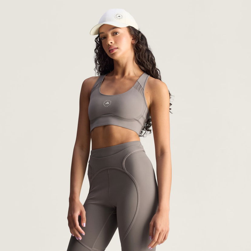 Rintaliivit adidas Performance adidas by Stella McCartney Power Impact Medium-Support Training Bra Harmaa | JM1401