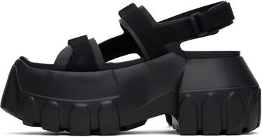 Tennarit ja kengät Rick Owens Rick Owens Hollywood Mega Tractor Sandals Musta | RU01E5866 LOO, 2
