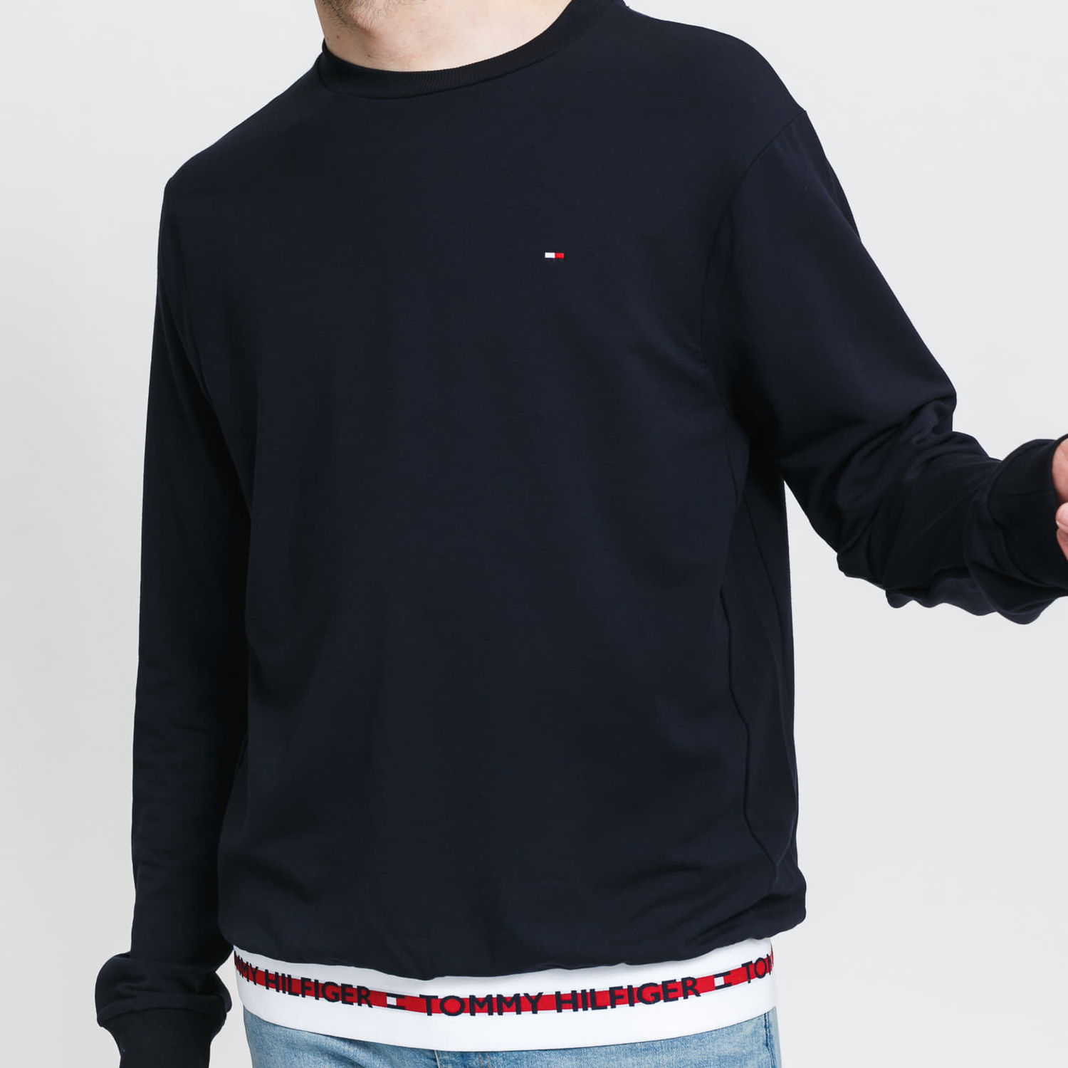 Huppari Tommy Hilfiger HWK LongSleeve Track Top Tummansininen | UM0UM01928DW5, 1