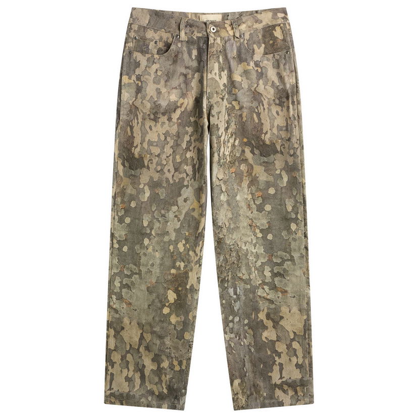 Jeans Heresy Heresy Bark Print Jeans, Size Large Monivärinen | HAW25-P05