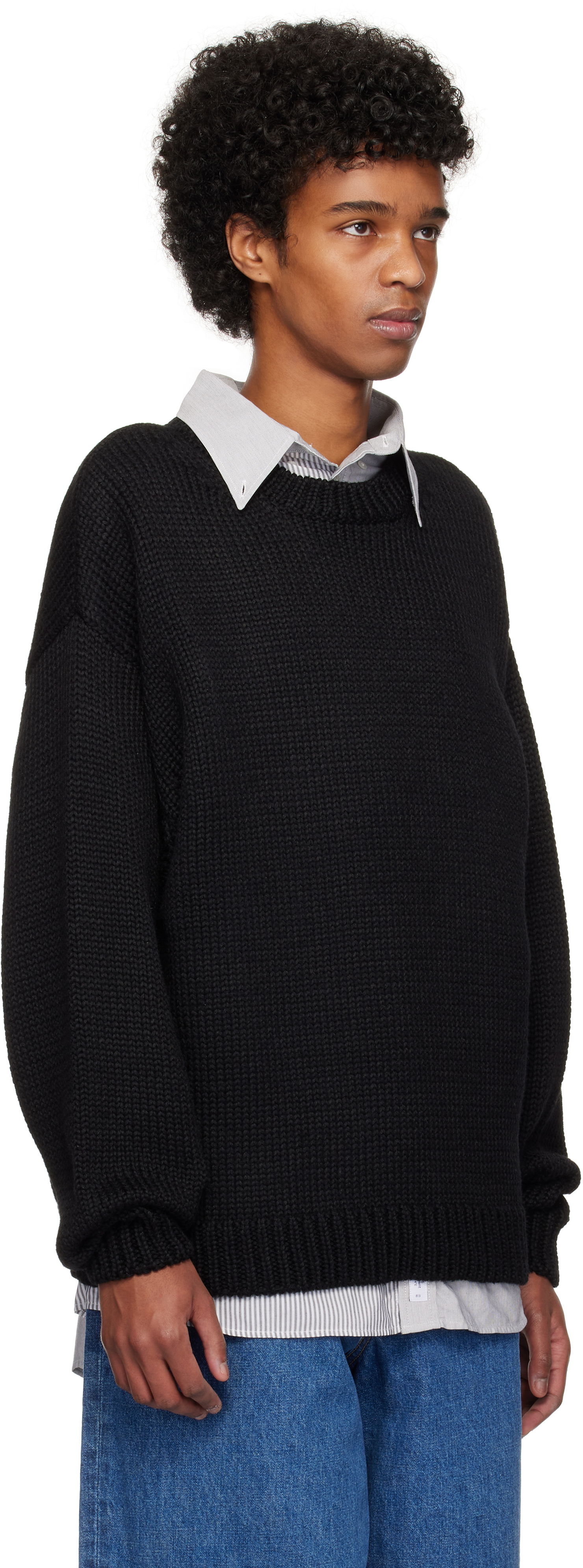 Villapaita WTAPS WTAPS Ingredient Sweater Musta | 242MADT-KNM05, 1