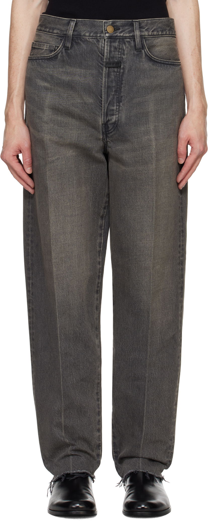 Jeans Fear of God 80's 5 Pocket Jeans Musta | FG24FW40-2009DNM