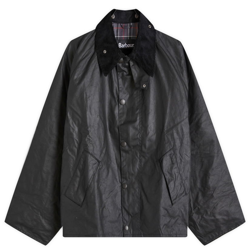 Takki Barbour Wax Jacket Musta | MWX1678BK91