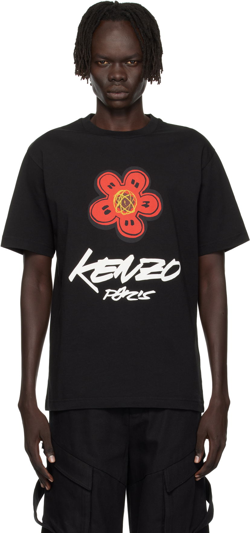 T-paita KENZO Kenzo Paris Futura 2000 Edition Cotton T-Shirt Musta | FF65TS2654SG