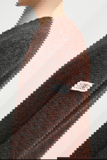 Villapaita Maison Margiela Textured Distressed Crewneck Knit Sweater Monivärinen | SH2HL0034.M13174.961, 3