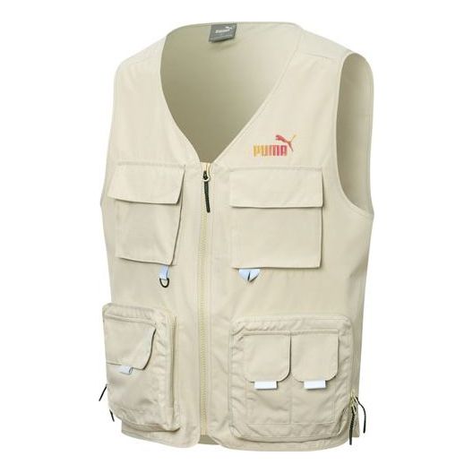 Liivi Puma SKB Woven Vest Beige | 537224-64