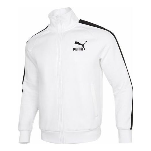 Verryttelypuku Puma Archive T7 Men's Track Jacket Valkoinen | 531377-02