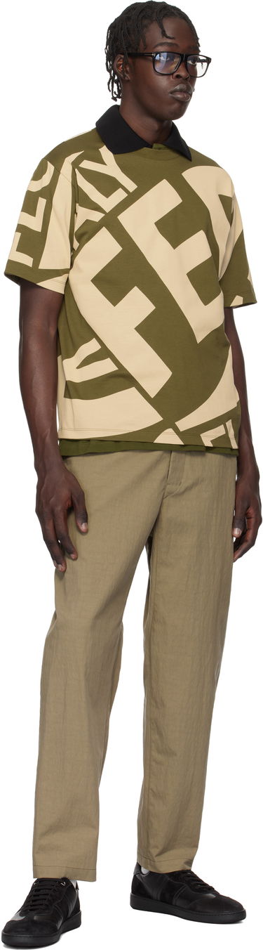T-paita FERRAGAMO Ferragamo Graphic Print T-Shirt Vihreä | 781245, 4