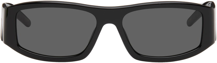 Aurinkolasit Casablanca Bold Rectangular Sunglasses Musta | EW-076-01
