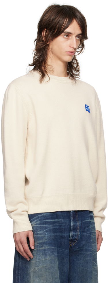 Villapaita ADER ERROR Knit Sweater with Logo Patch Valkoinen | BMSGFYKT0101OT, 1