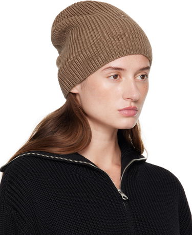 Pipo Courrèges Courrèges Light Wool Beanie Ruskea | 325MCP017FI0036, 1