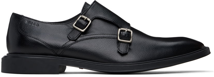 Kengänhoito BOSS Hugo Double Monk Strap Shoes Musta | 50536180