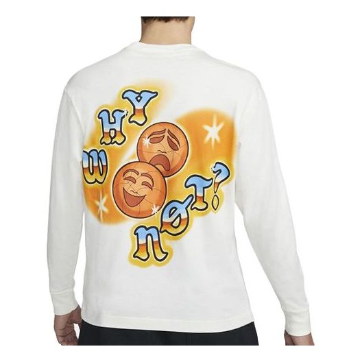 T-paita Jordan Jordan Why Not Long Sleeve T-Shirt Valkoinen | DO2510-133