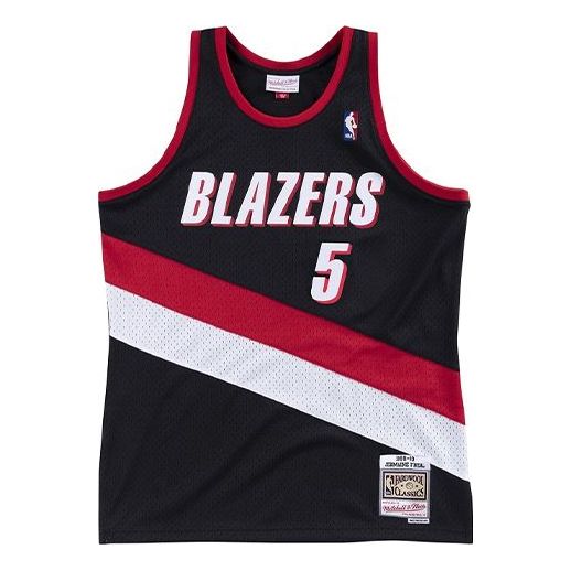 Tankkitoppi Mitchell & Ness Mitchell & Ness Portland Trail Blazers Jermaine O'Neal Swingman Jersey Musta | SMJYEL18024-PTBBLCK99JON