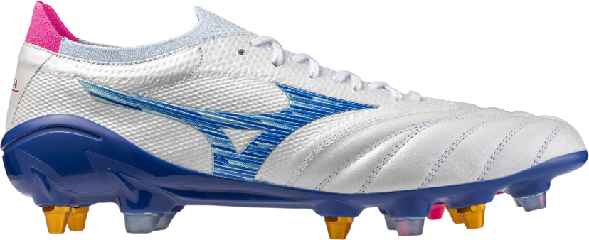 Tennarit ja kengät Mizuno Morelia Neo IV Beta Made in Japan Mixed SG Valkoinen | p1gc2540-25